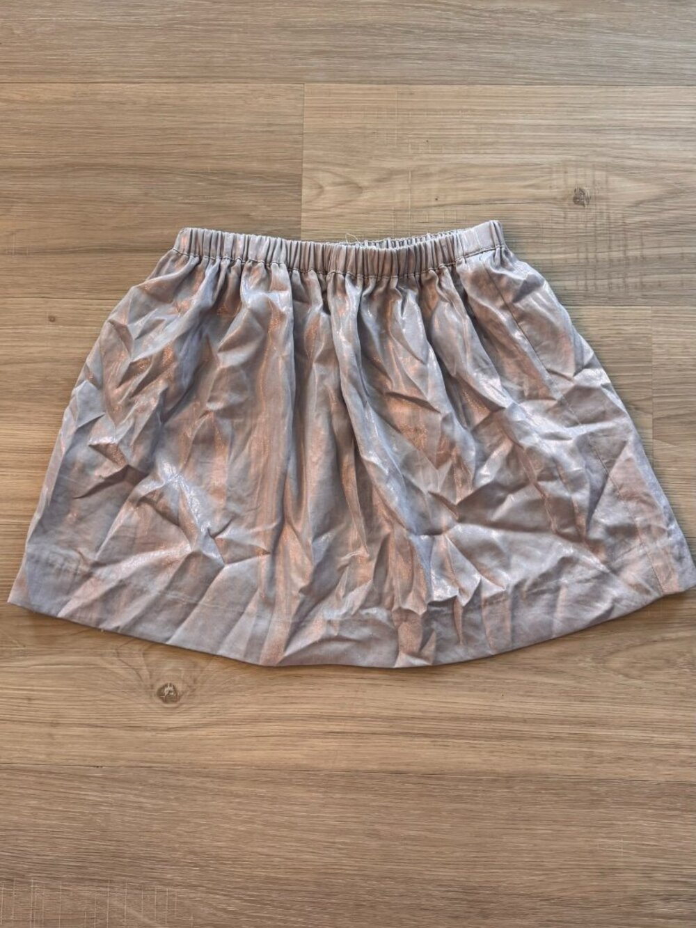 J. Crew Crewcuts metallic shimmer Skirt girls size 4/5